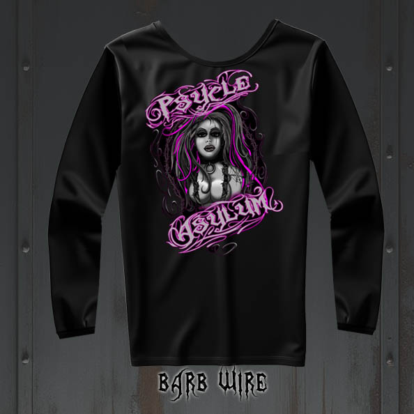 Woman's T-Shirt Long Sleeve - Black